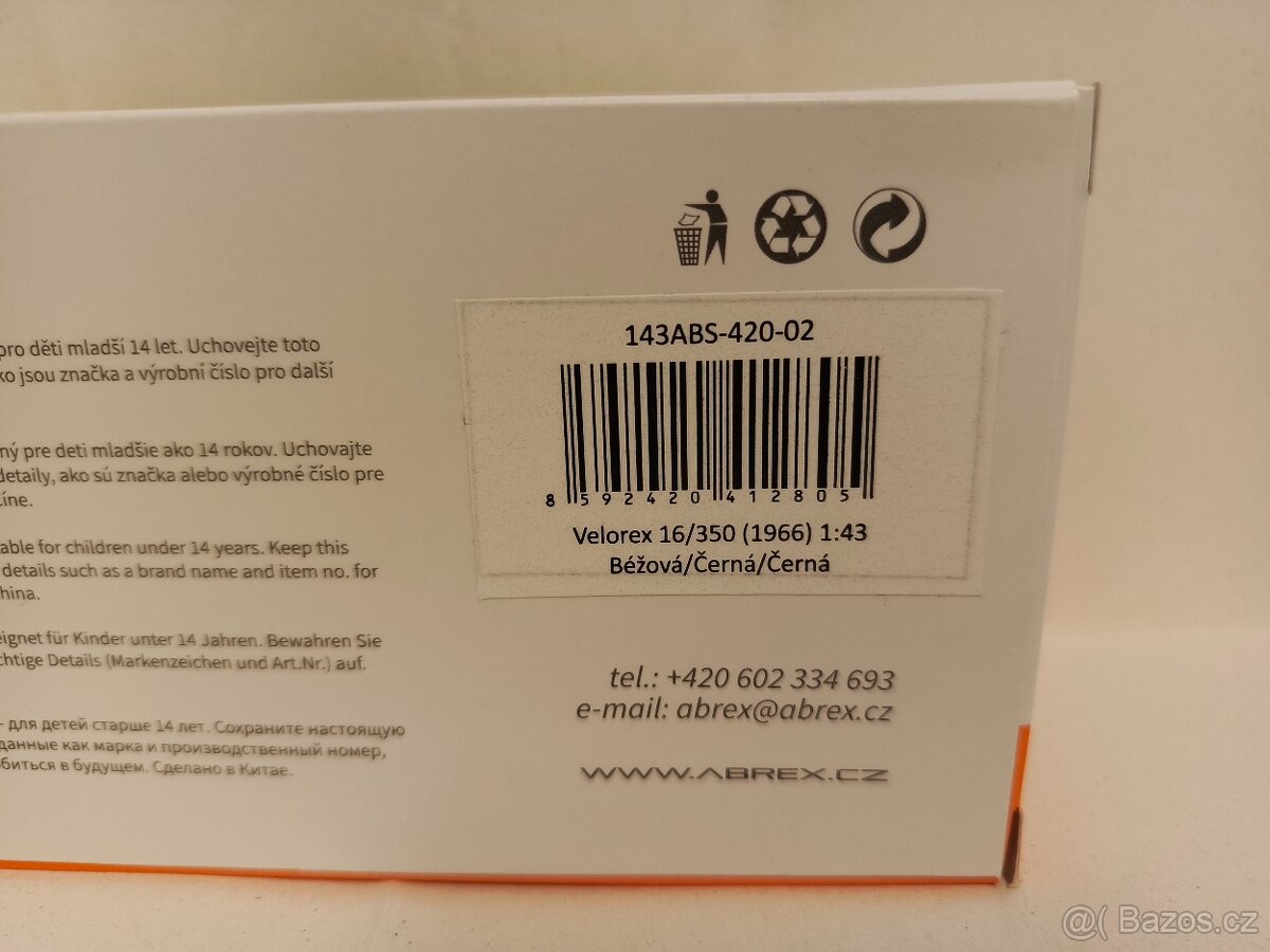 Model 1:43 Velorex 350/16, Abrex - 4