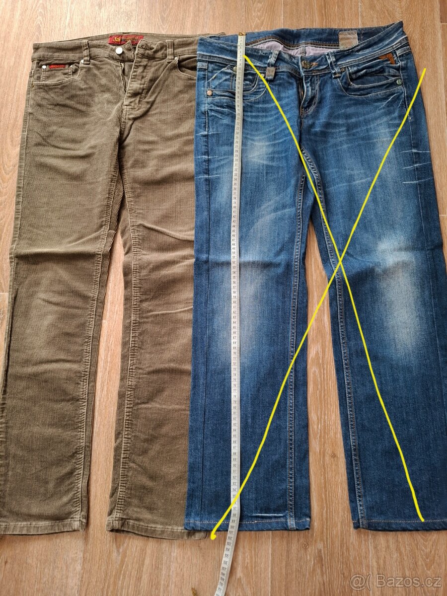 Dámské manžestráky, vel.cca42 - 4