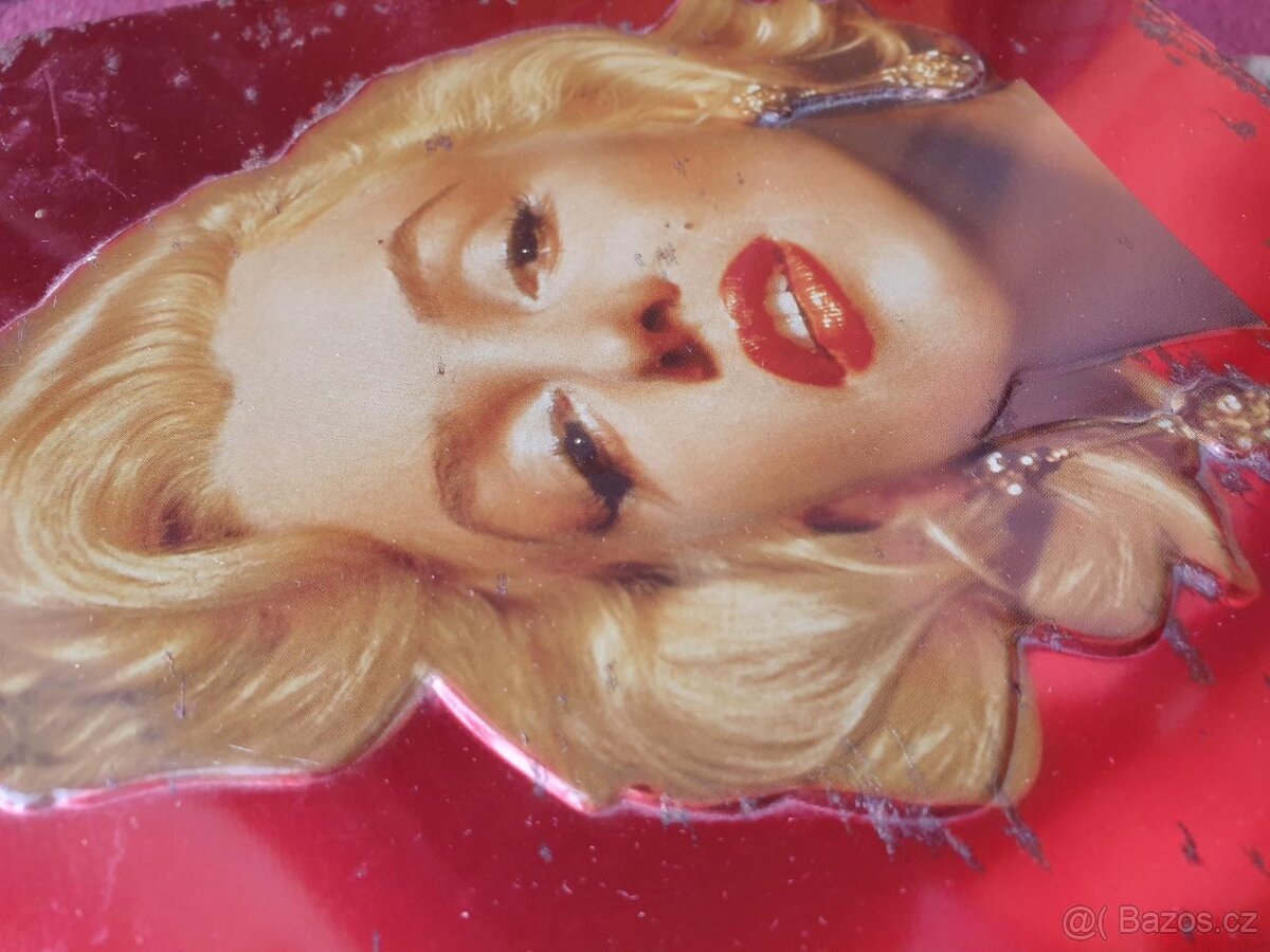 💥RETRO stará plechová krabice Marilyn Monroe - 4