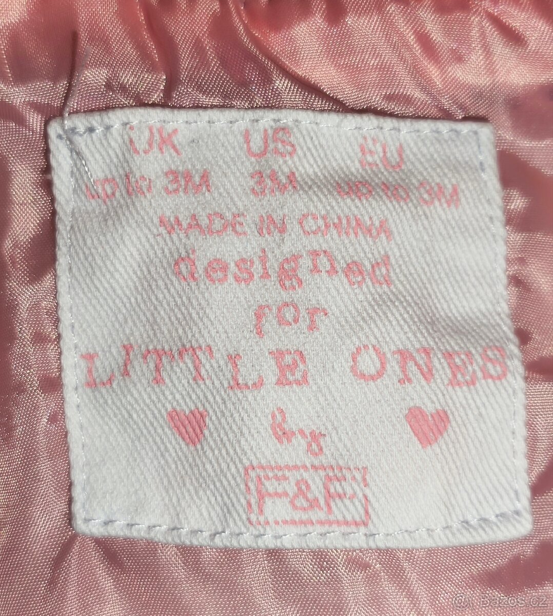 Dětská zimní vesta 0-3 měsíce - 4