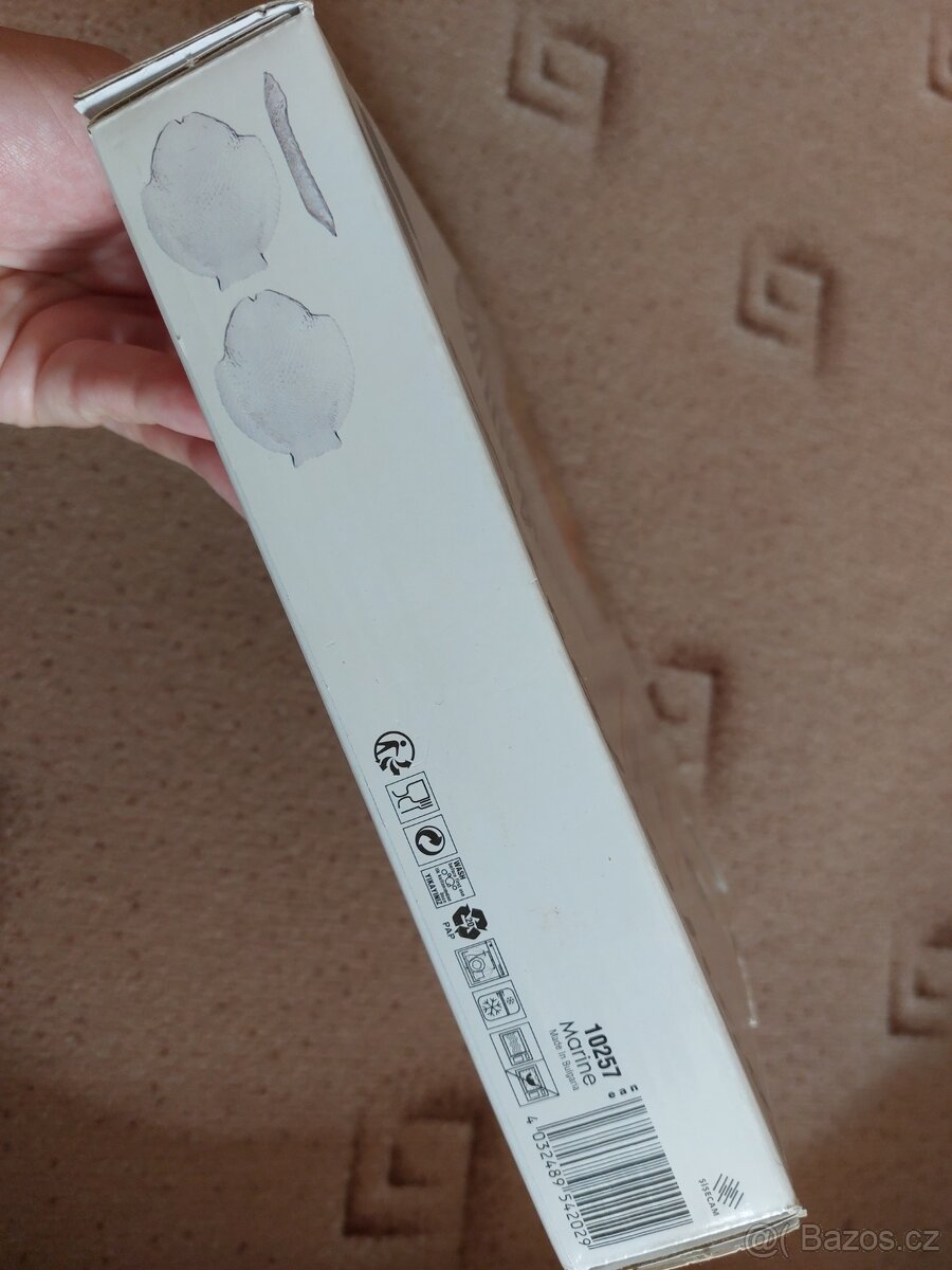 Nové skleněné talířky, ryba 2ks - 4