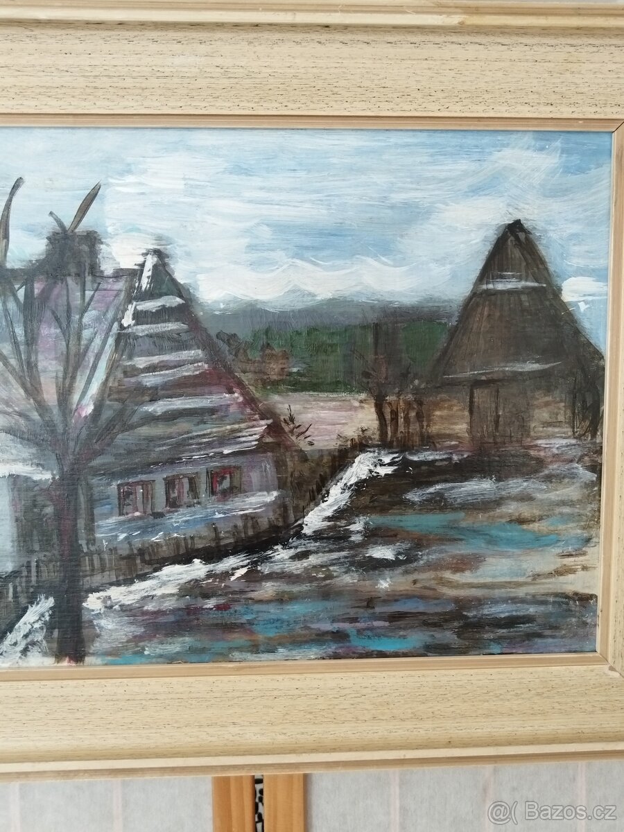 obraz JARNÍ TÁNÍ, olej, sign. František EMLER - 4