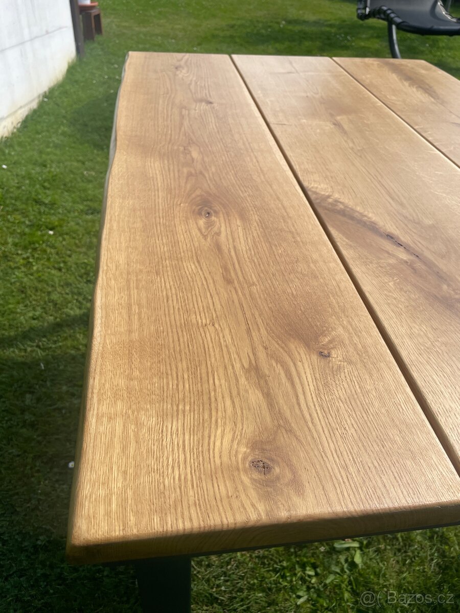Zahradní stůl z dubového masívu - 4