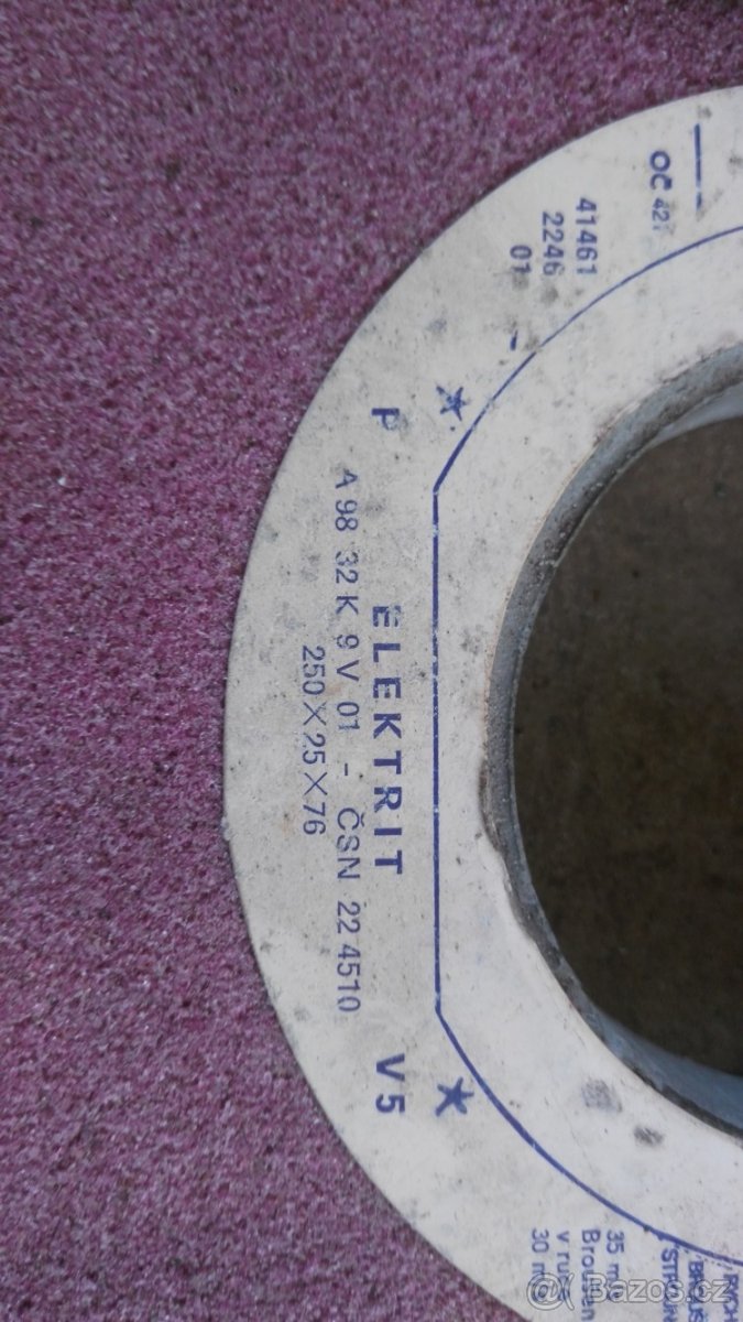 Brusný kotouč keramický 250 x 25 x 76 mm - 4