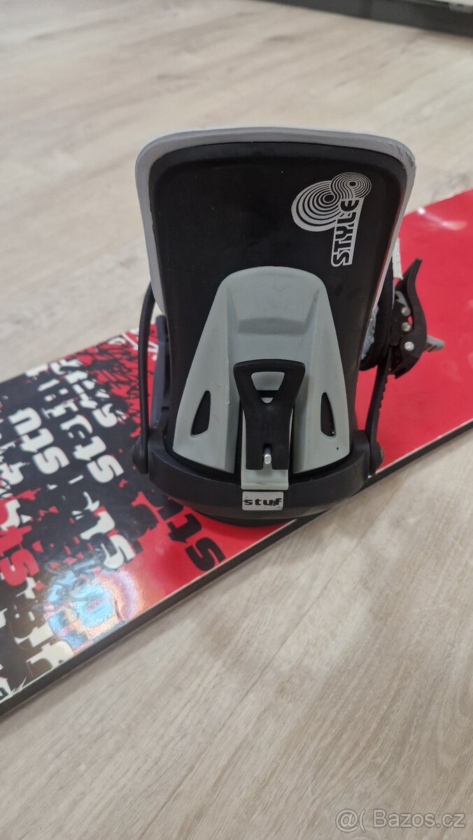 Snowboard Stuf 152 cm + vázání Stuf - 4