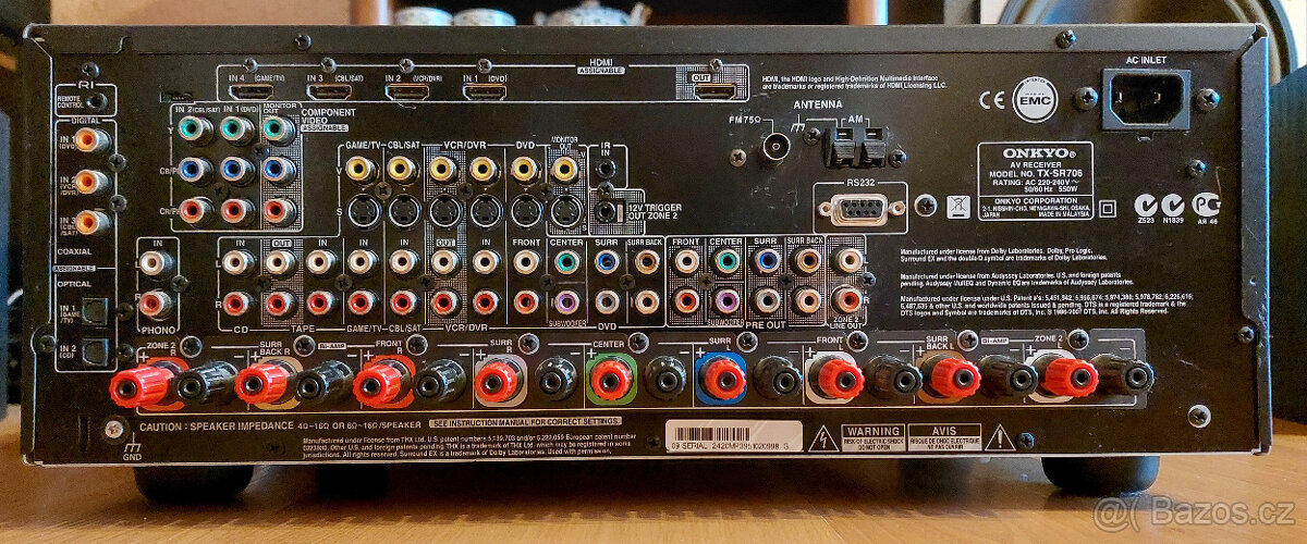 7.1 Receiver Onkyo TX-SR706+DO - 4