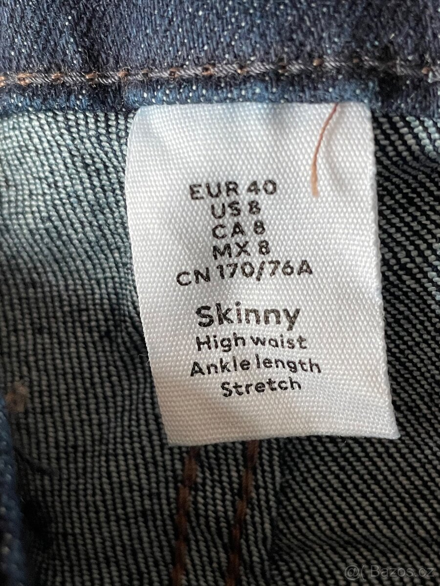 Prodám rifle vel.40 zn.H&M - 4