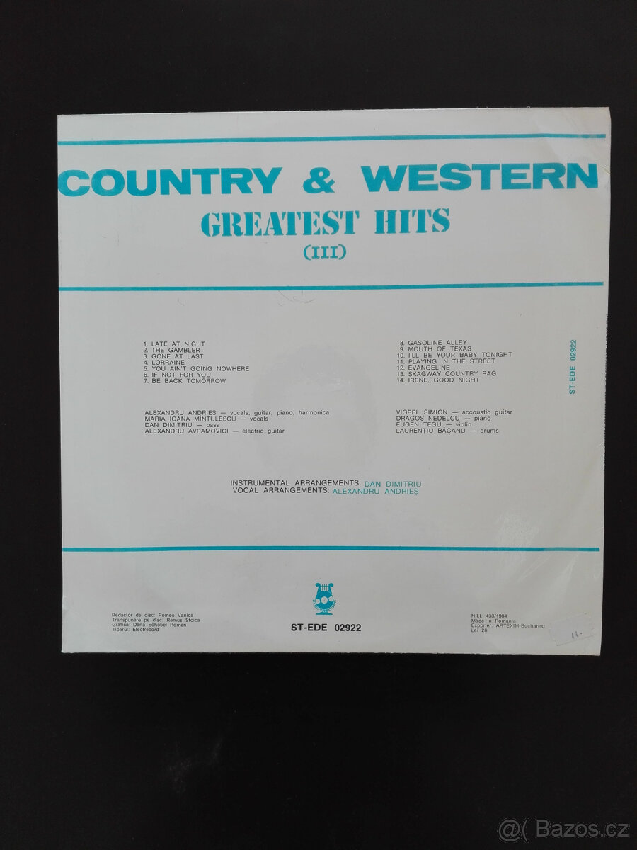 LP desky (Country, Rock and Roll, Hybš, Slováček) - 4