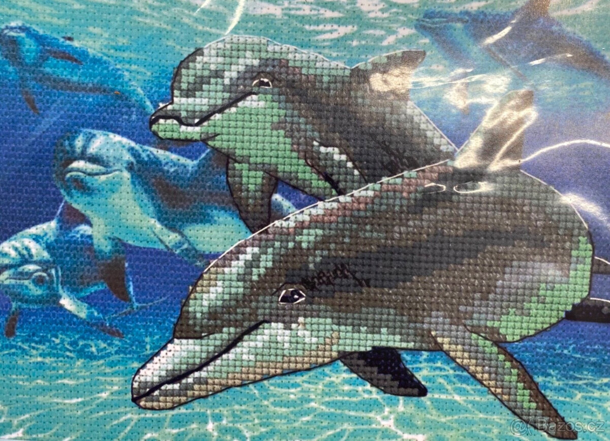 Dimensions 6944 Deep Sea Dolphins - 4