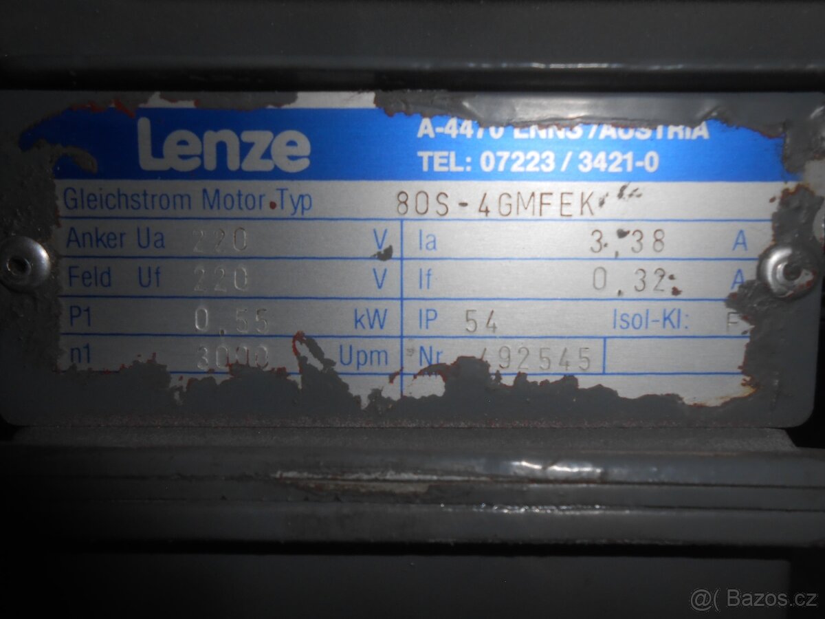 Prodám elektromotor s převodovkou - 4