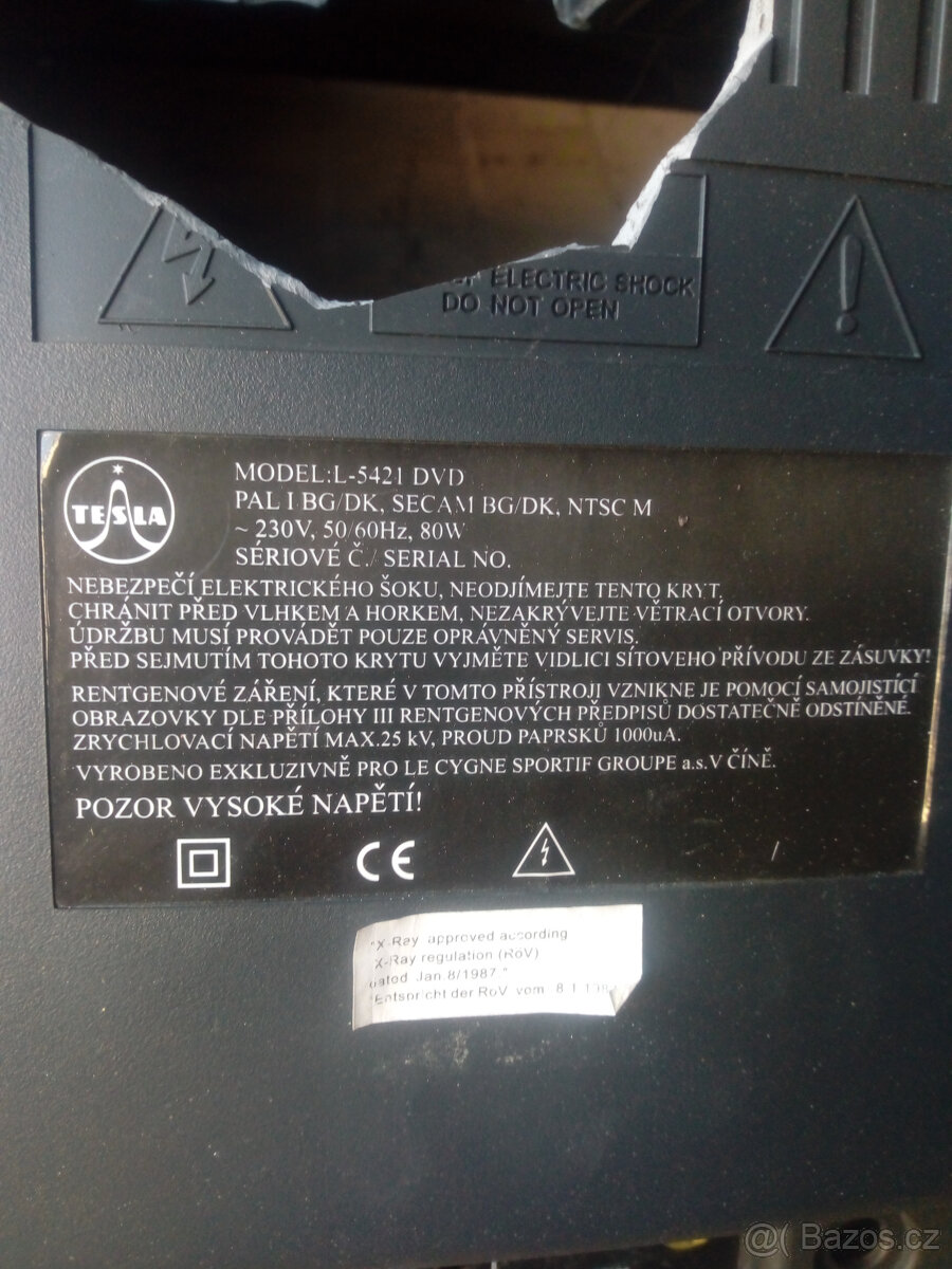 Tesla Televize L-5421 DVD - 4