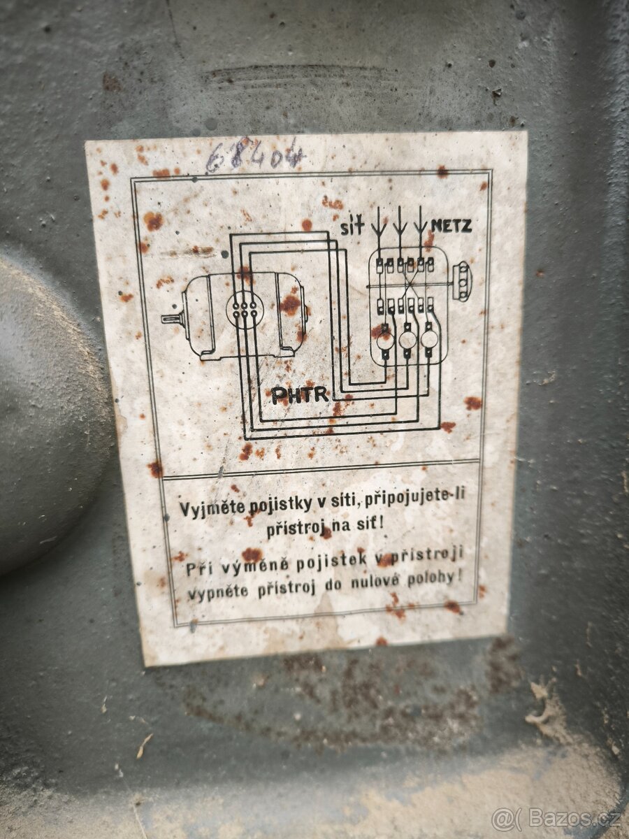Historický Elektromotor Skrat 4kW - 4