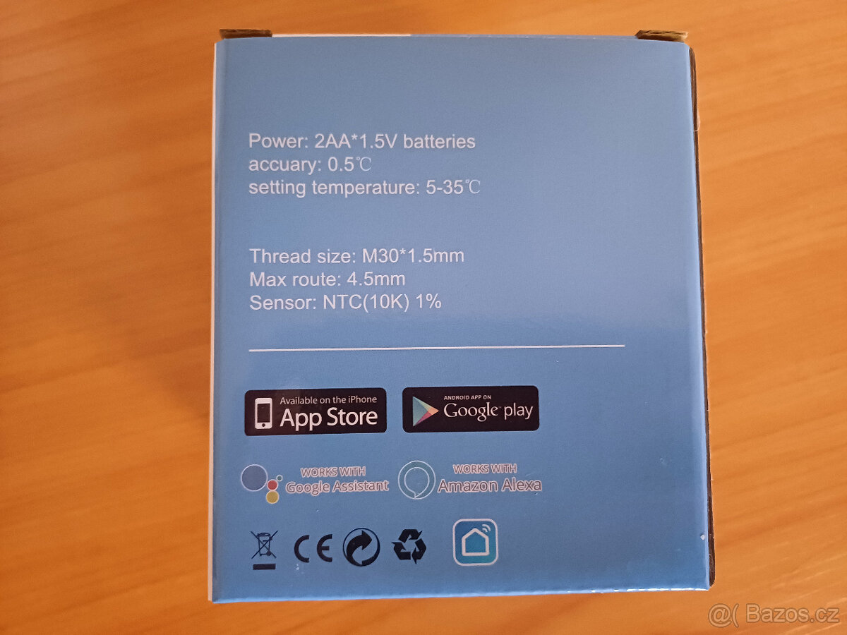 Hlavice k radiátoru EKOHEAT ETRV, 90ks - 4