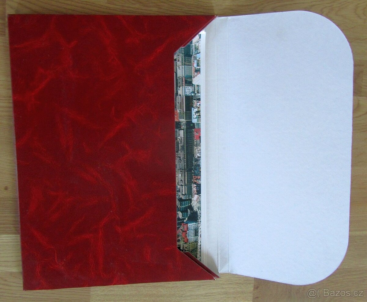 Praha – fotografie z letadla, sběratelská sada 15 kusů. - 4