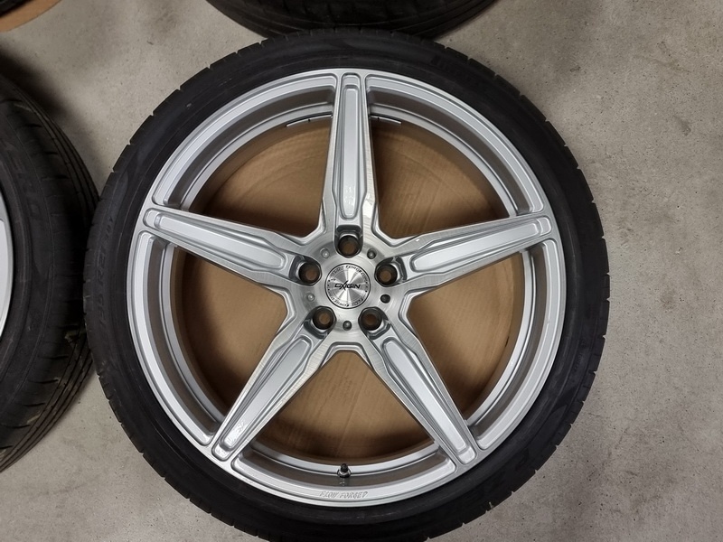 kovaná alu OXIGIN Oxflow 9 a 10,5x21" 5x112 s pneu - 4