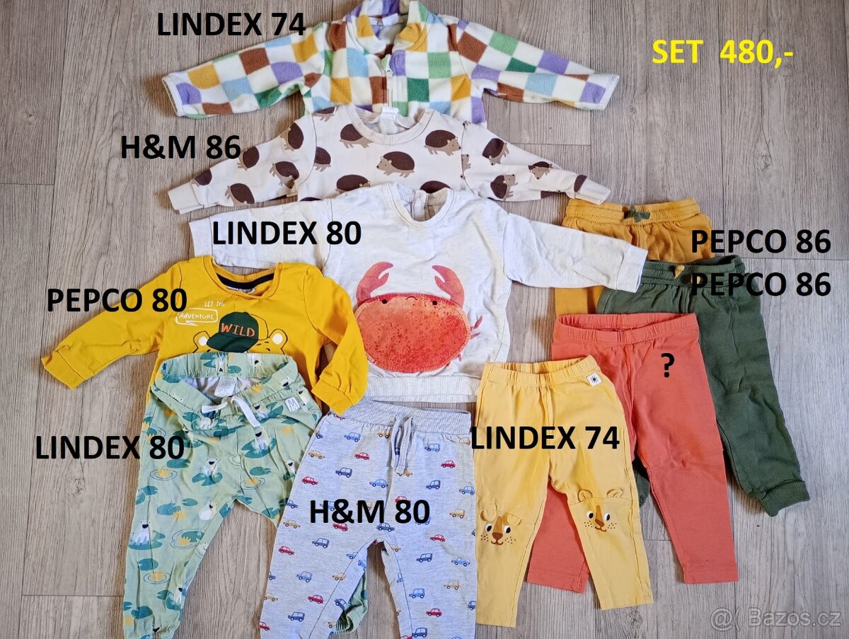 Dětské oblečení, body, pyžama, tepláky většina LINDEX - 4