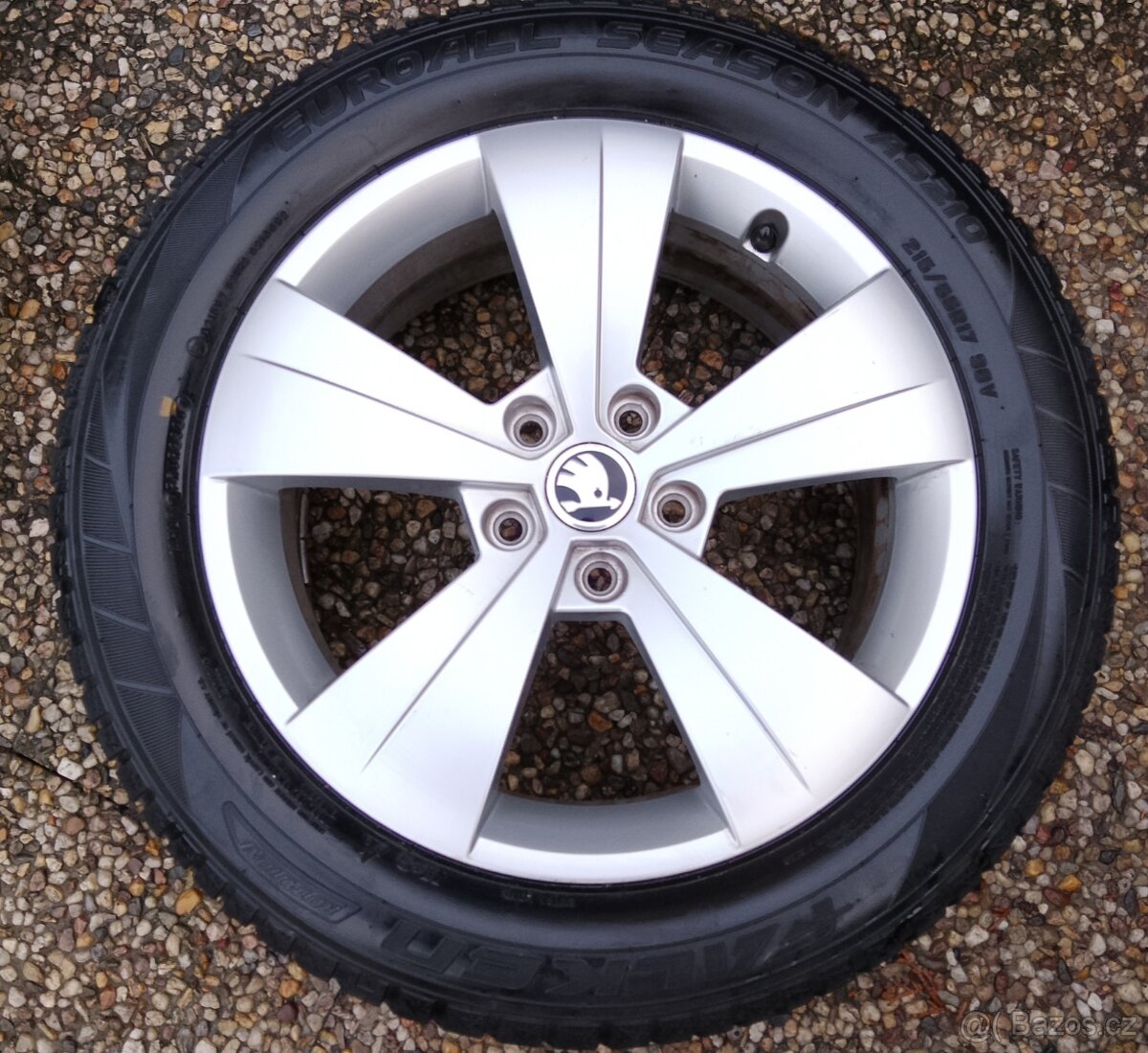 Zimní alu disky originál Škoda Superb III 5x112 R17 Triton - 4