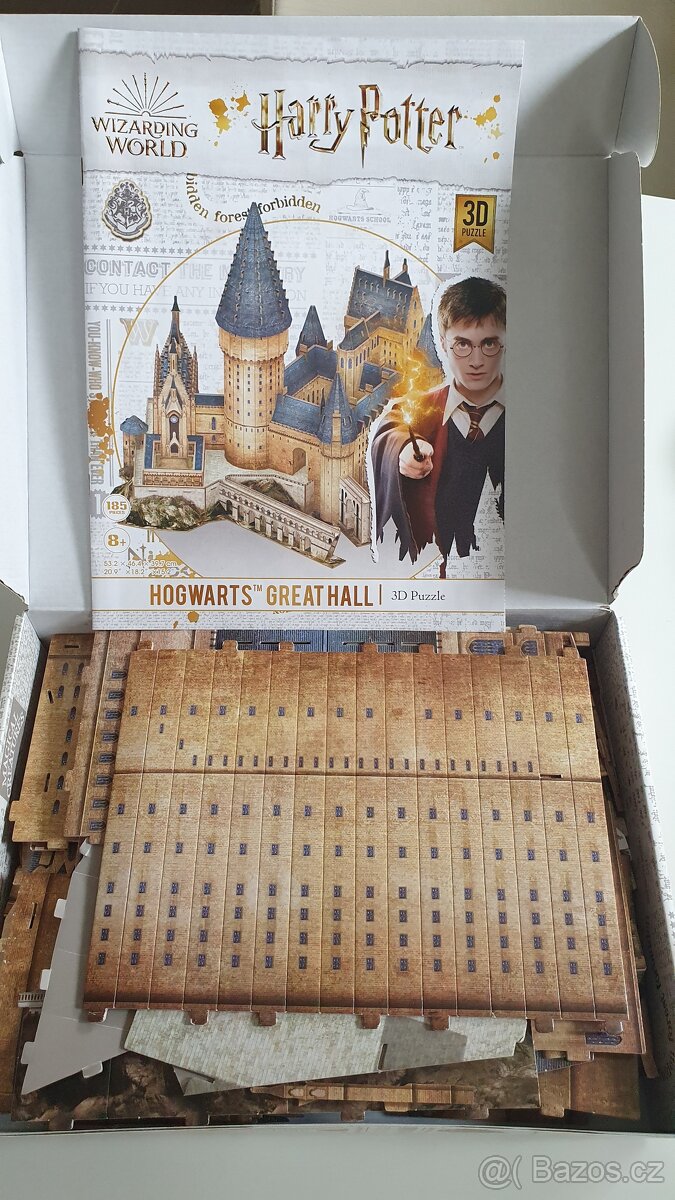 3D Puzzle - Harry Potter Hogwarts Bradavický velký sál - 4