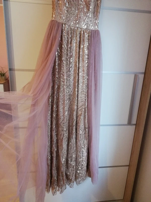 plesové šaty M - 4