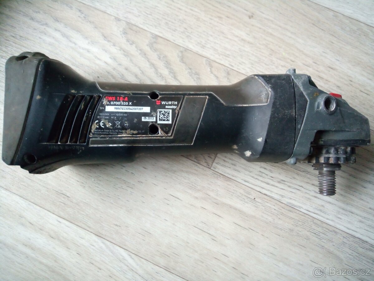Aku úhlová bruska Würth - Bosch - 4
