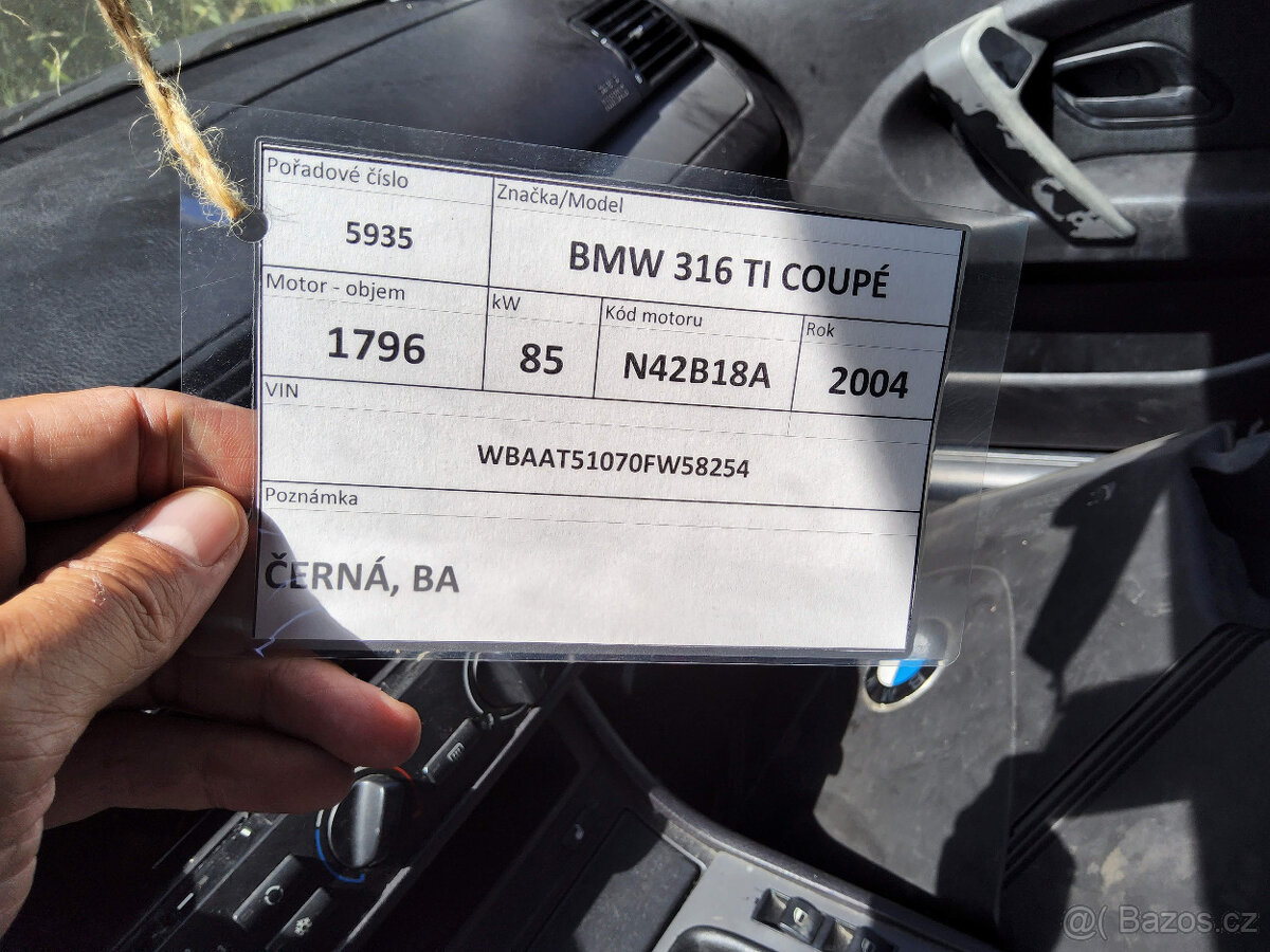 BMW 316TI 2004 E46 85kW COMPACT - DILY - 4