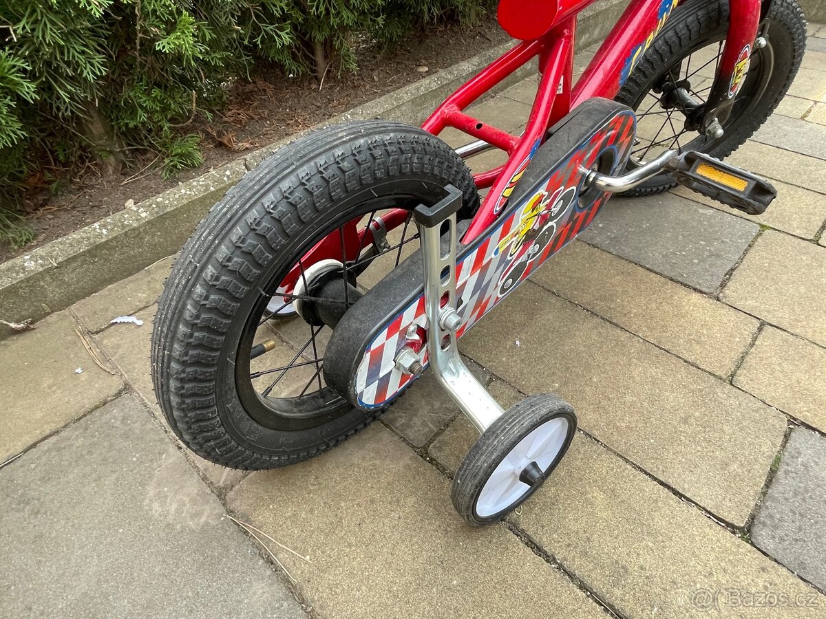 Dětské kolo s pomocnými kolečky - 4