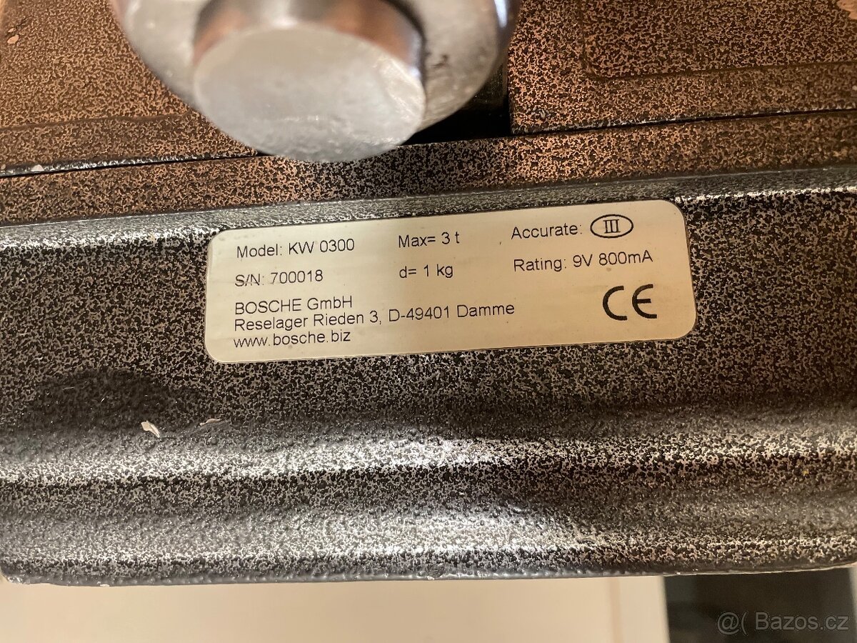 Žeriavová váha BOSCHE KKW 3T - 4