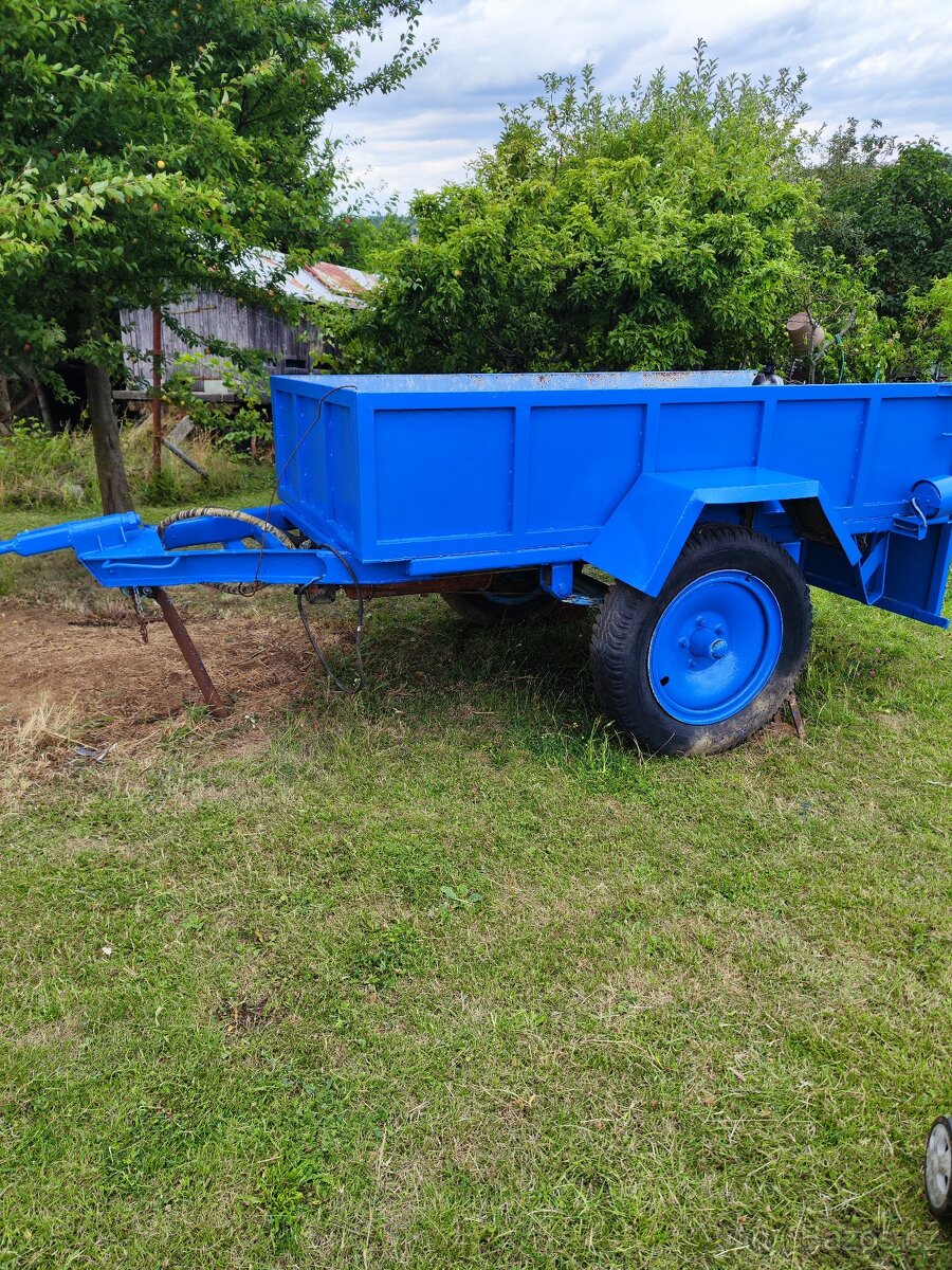 Vlečka za traktor,dvoukolka - 4