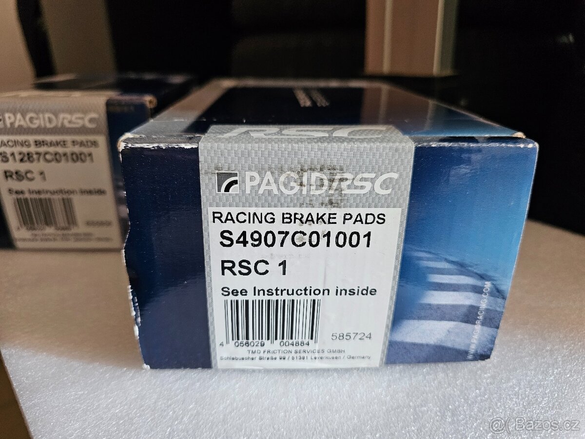 Brzdové destičky Audi R8, Lamborghini Huracan Pagid RSC - 4
