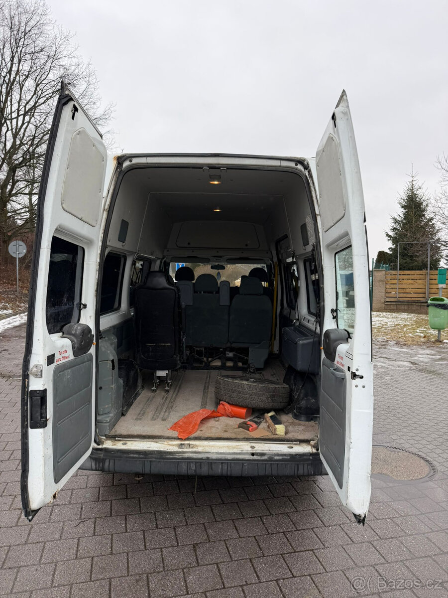 Ford Transit – 6 míst, klima, tempomat, dobrý stav - 4
