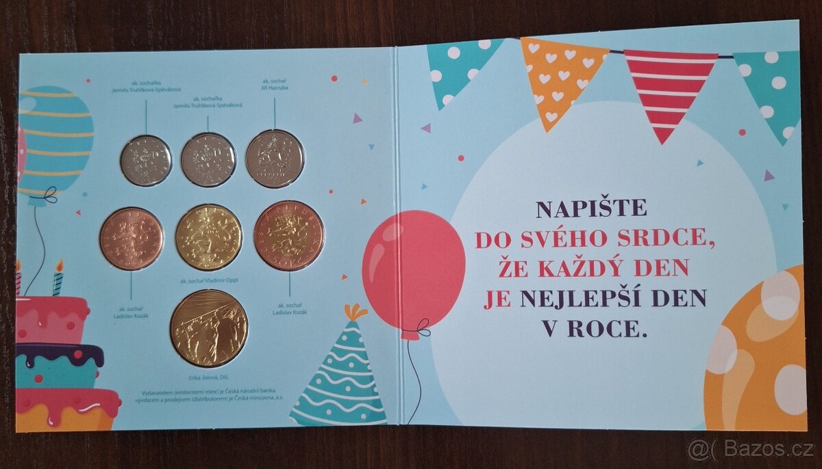 SADA OBĚŽNÝCH MINCÍ 2024 NAROZENINY stand - 4