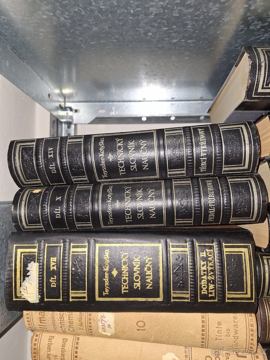 Technický slovník naučný - soubor 17 dílů z r. 1939 - 4