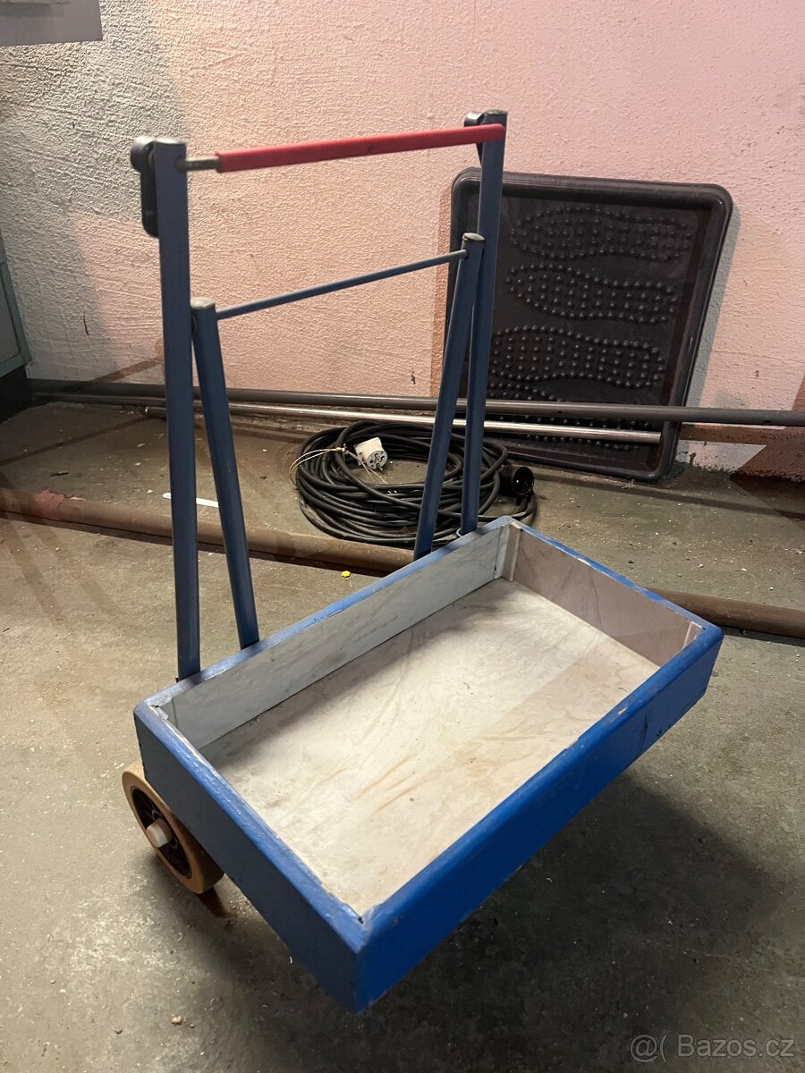 Skládací vozíček, vozík na kolečkách, nákupní vozík, tratar - 4