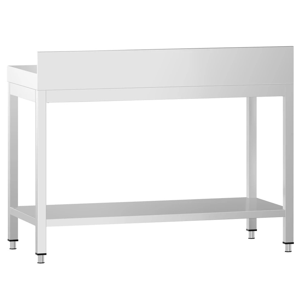 Nerezový stůl se spodní policí (od 60cm do 200cm) - 4