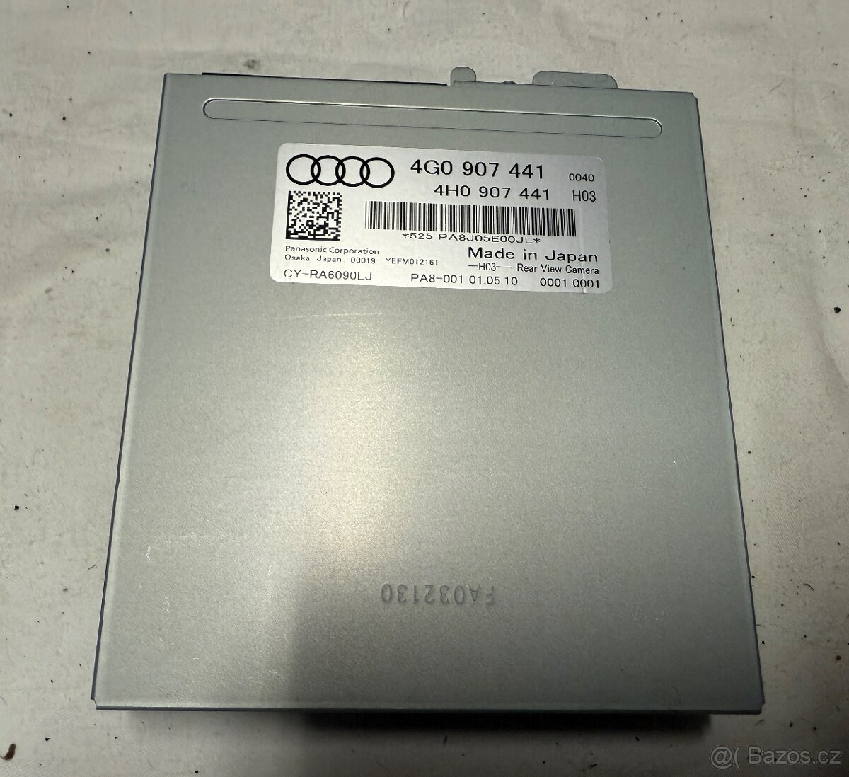 El. soucastky, jednotky - Audi A7 - 4