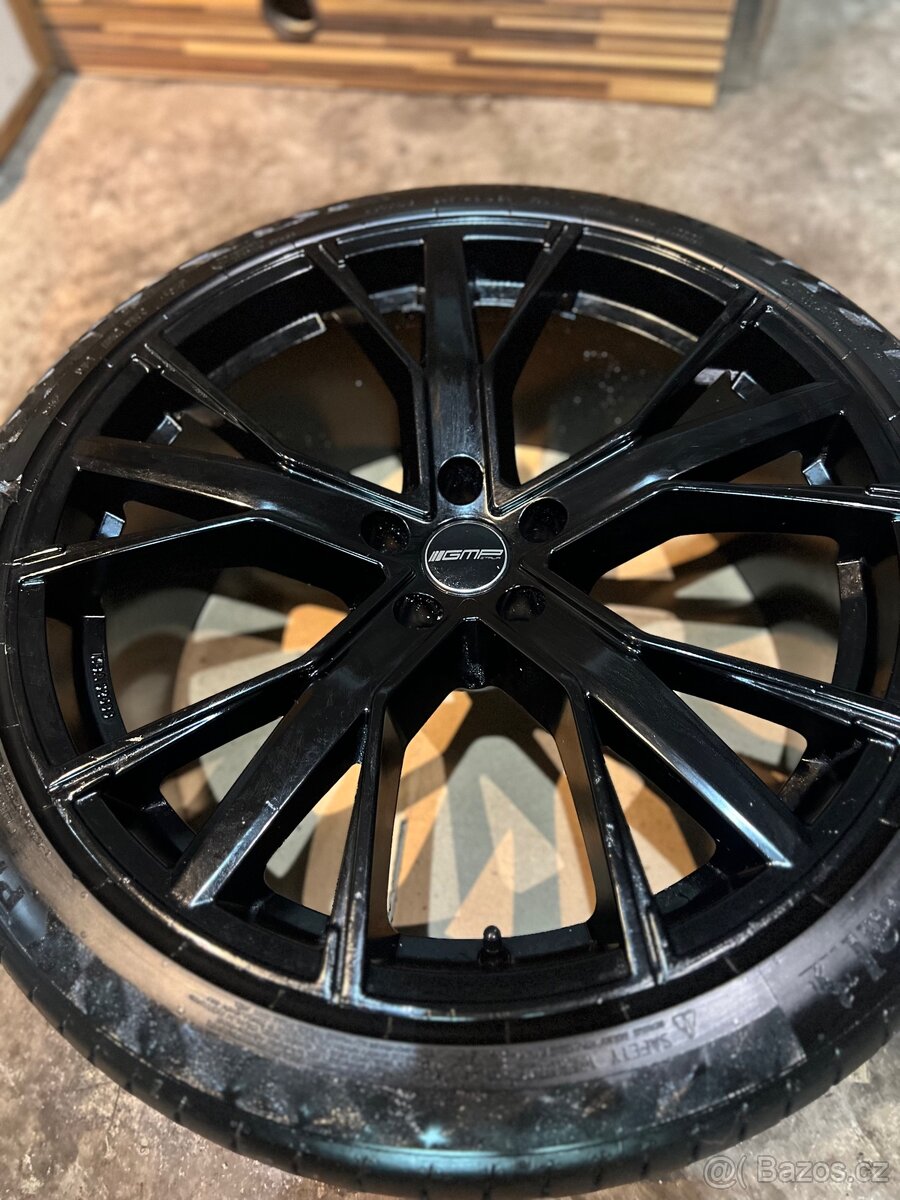 Alu kola 5x112 R21 + letní pneu - 4