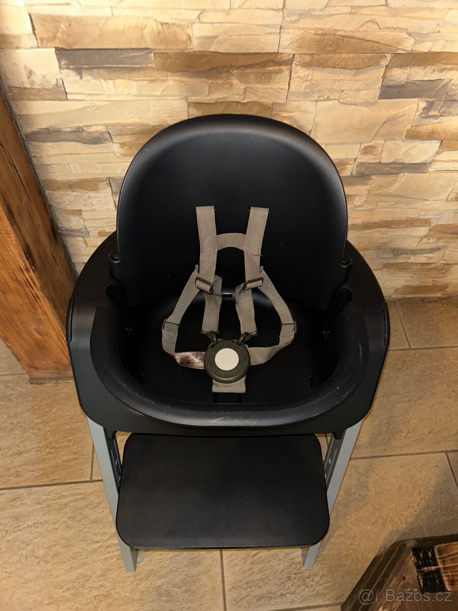 Židlička Stokke Steps Black/ Storm Grey - 4