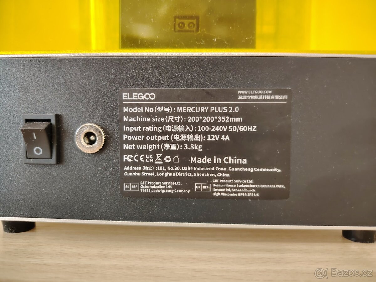 3D tiskárna Elegoo Mars 4 Max + Elegoo Mercury plus - 4