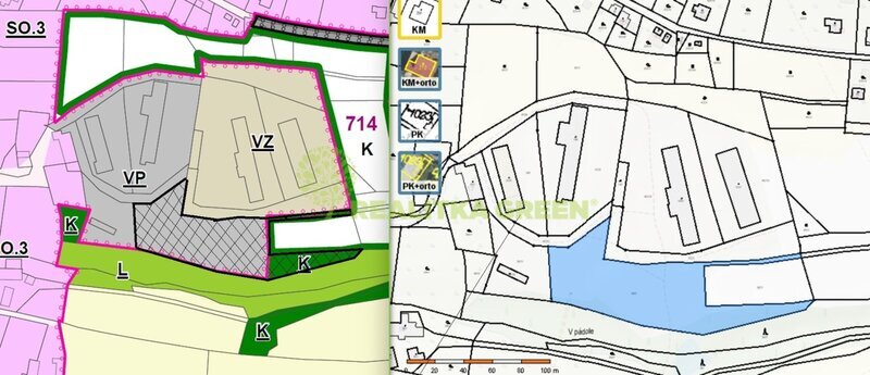 Prodej komerčního pozemku k.ú. Bynina, okres Vsetín, CP 6169 - 4