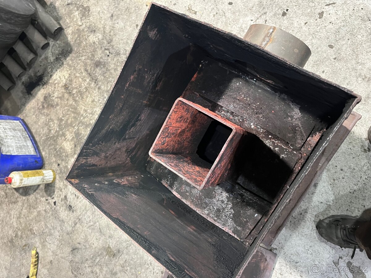 Kamna na olej s výměníkem - 4