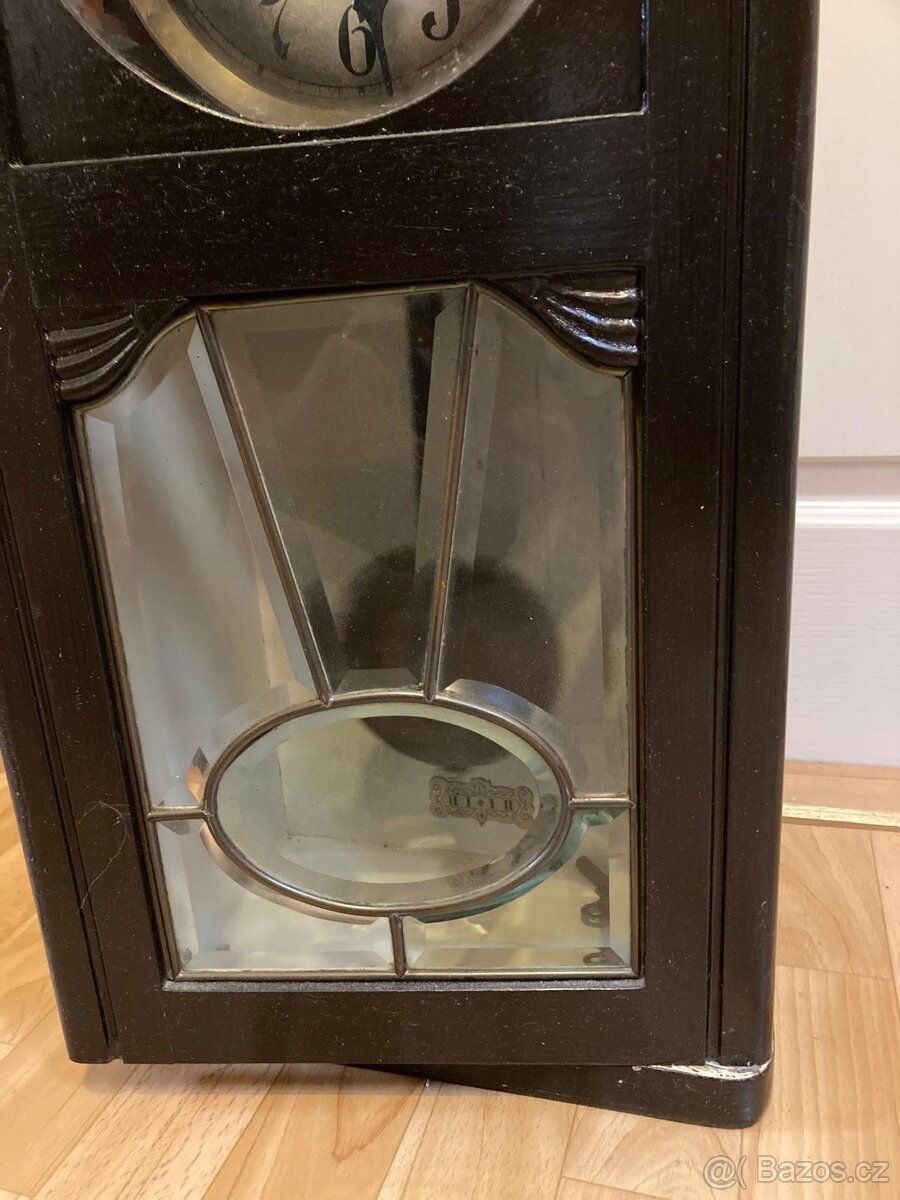 Starožitné nástěnné hodiny pendlovky - 4