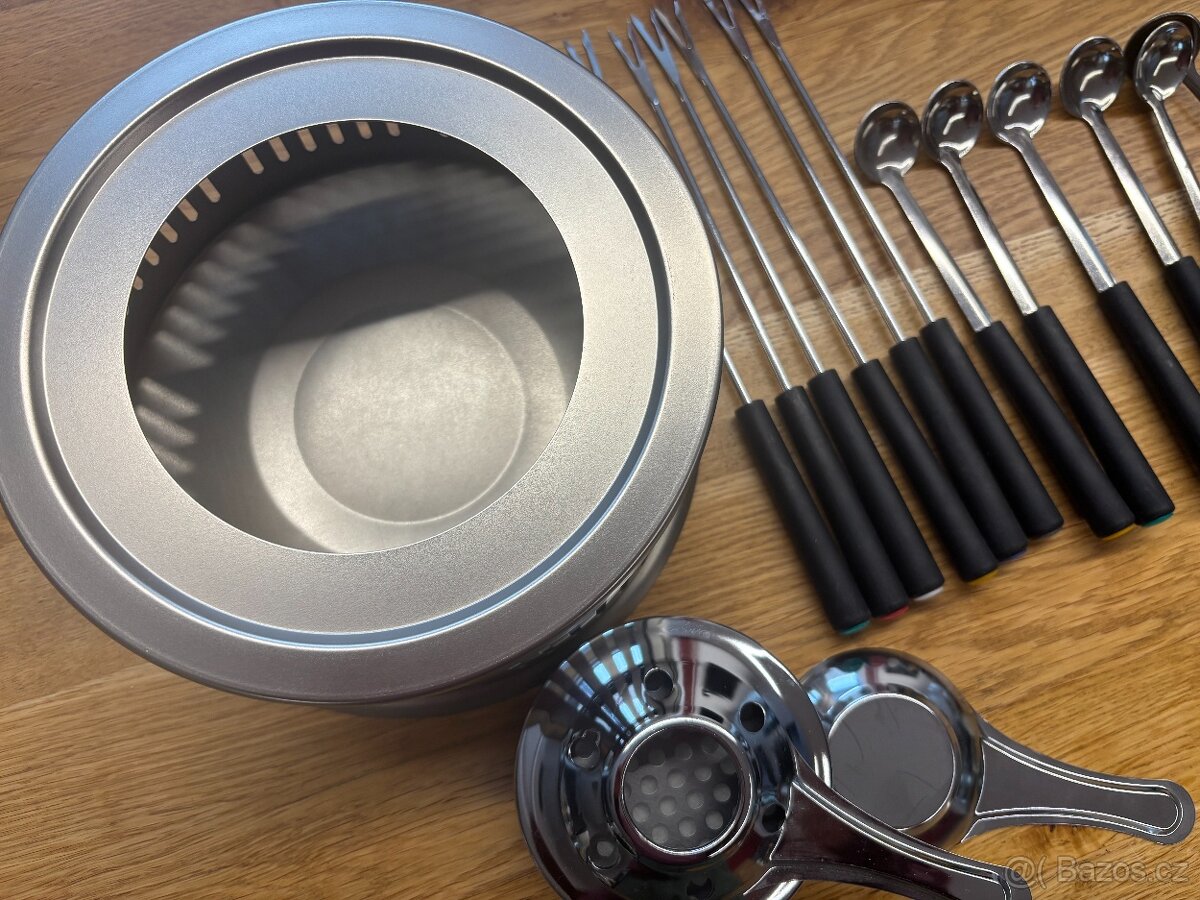 Fondue Nerezový set - 4