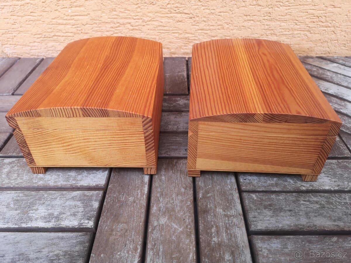 Dřevěné krabičky s víkem - 4