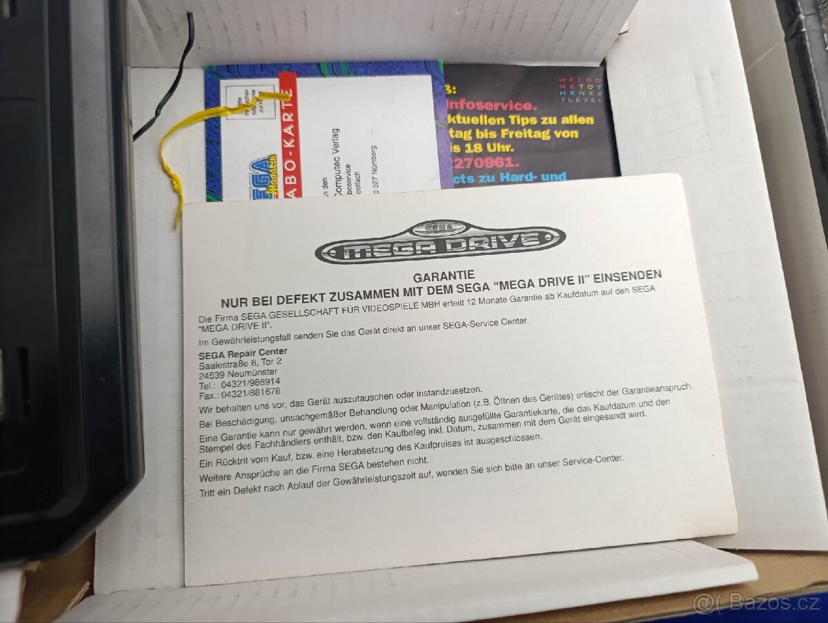 Sega Mega Drive II Boxed + Hry - 4
