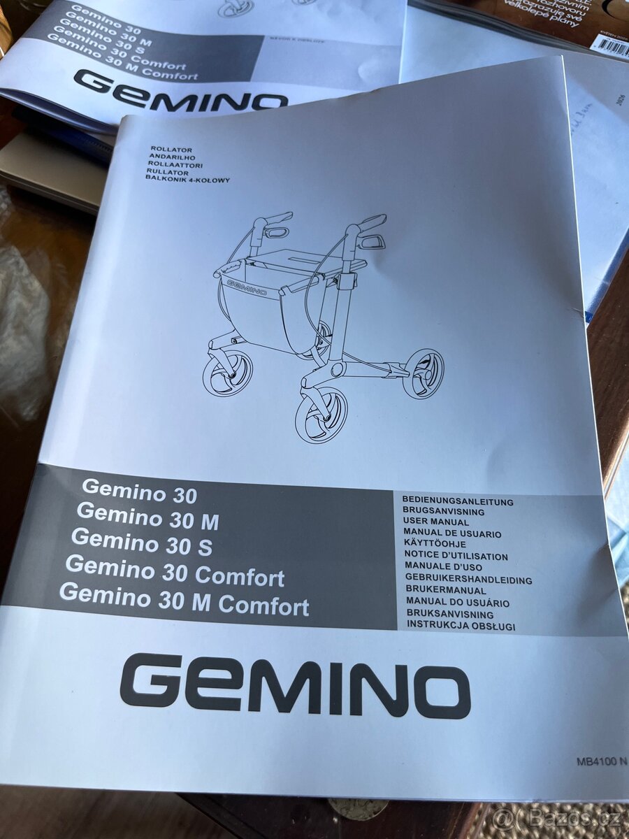Chodítko pro seniory Gemino 30 - 4
