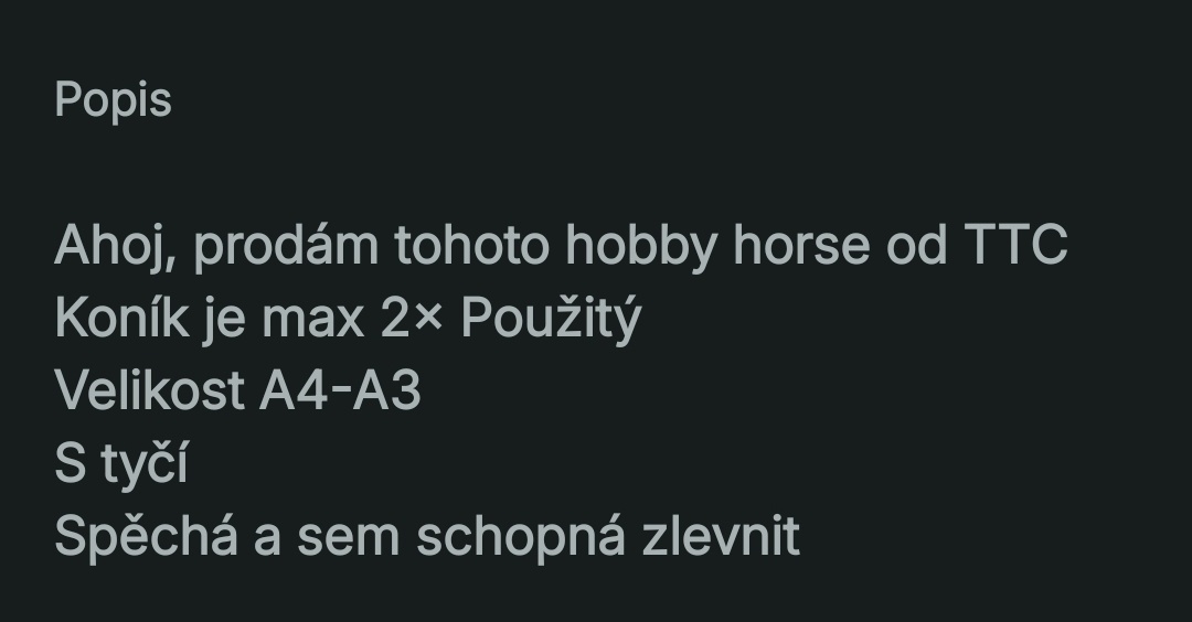 Hobby horse - 4