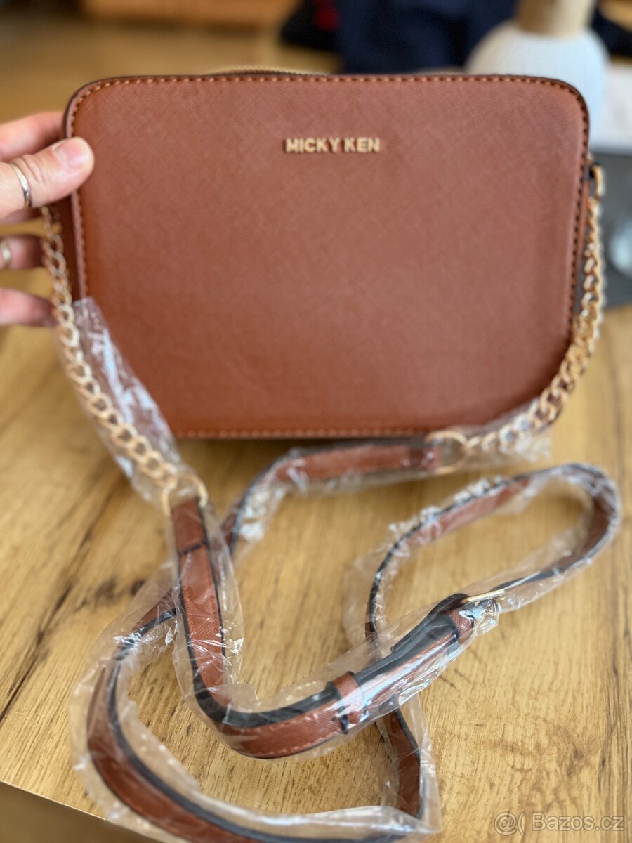 Dámská kabelka crossbody hnědá - 4