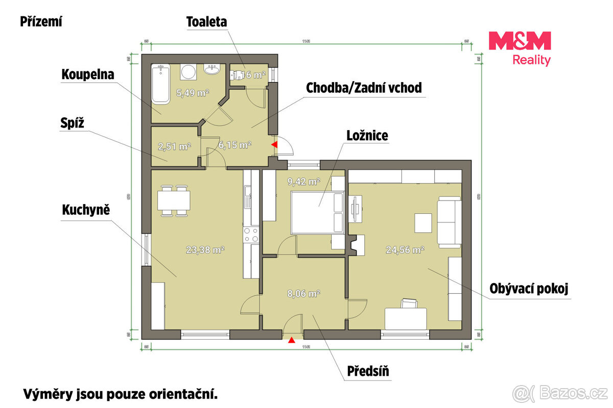 Prodej chalupy, 80 m², Kryry - 4