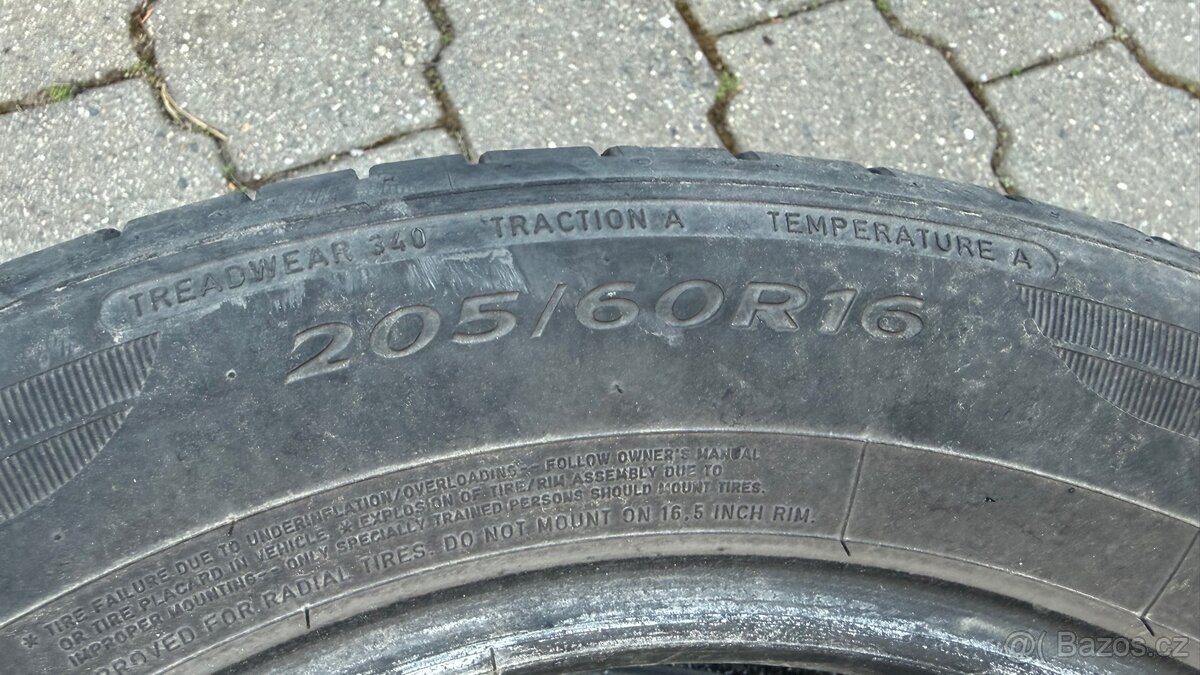 2x letní 205/60/16 - 4