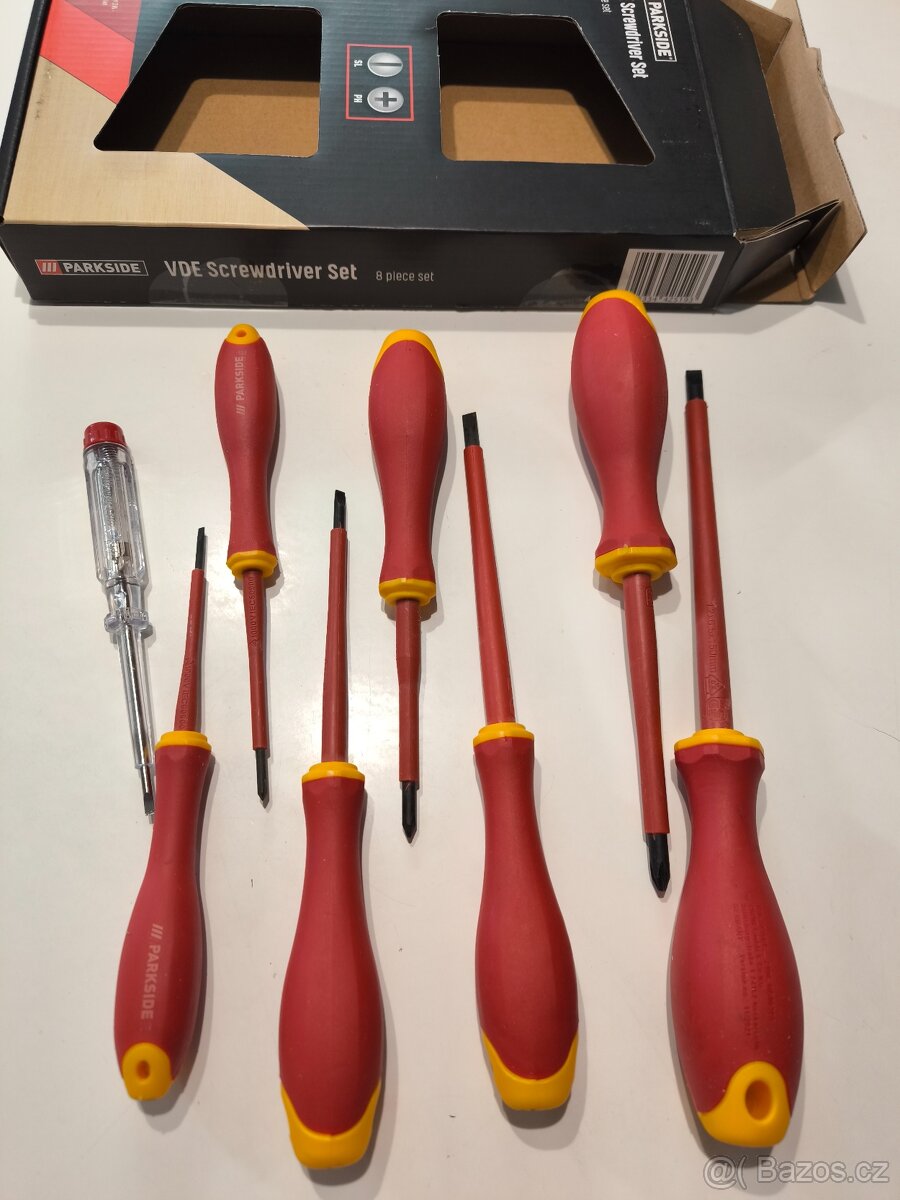 Sada izolovaných šroubováků VDE, 8dílná PARKSIDE, nové - 4